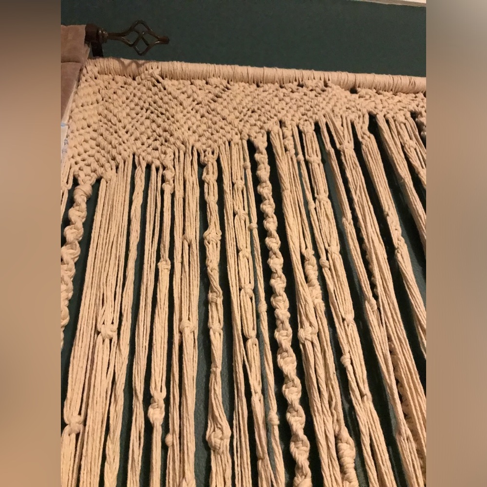 Handmade macrame wall hanging